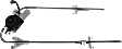 Front, Passenger Side Window Regulator, Power, Base Model