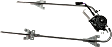 Front, Driver Side Window Regulator, Power, Base Model