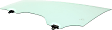 Sedan Front, Driver Side Door Glass, Green Tint, FD23312 GTYN