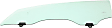 Sedan Front, Driver Side Door Glass, Green Tint, FD23312 GTYN
