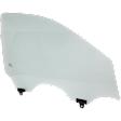 Front, Passenger Side Door Glass, Green Tint, with Clip, Replaces NAGS No. FD22668GTY
