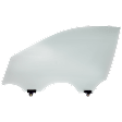 Front, Driver Side Door Glass, Green Tint, with Clip, Replaces NAGS No. FD22669GTY