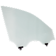 Front, Driver Side Door Glass, Green Tint, with Clip, Replaces NAGS No. FD22669GTY