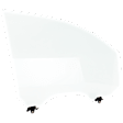 Front, Passenger Side Door Glass, Green Tint, With Clip, Replaces NAGS No. FD23967GTY