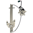 Rear, Passenger Side Power Window Regulator, With Motor