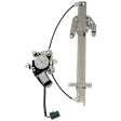 Rear, Driver Side Power Window Regulator, With Motor