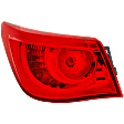 Driver Side LED Tail Light, With bulb(s), OE Replacement
