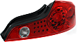 Passenger Side Tail Light, with Bulb, Halogen, Clear and Red Lens, Base Model, Coupe
