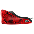 2012 Infiniti G37 Base - Driver Side Halogen Tail Light, With bulb(s), Coupe, OE Replacement