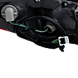 Passenger Side, Outer Tail Light, with Bulb, LED, Red Lens