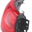 Driver Side, Outer Tail Light, with Bulb, LED, Red Lens
