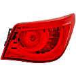 Passenger Side Tail Light, with Bulb, LED, Mounts On Body