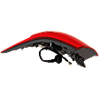 Passenger Side Tail Light, with Bulb, LED, Mounts On Body