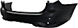 Rear Primed Bumper Cover, Without Backup Collision Intervention Sensor Holes