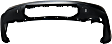 Rear Primed Bumper Cover, Without Backup Collision Intervention Sensor Holes