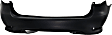 Rear Primed Bumper Cover, Without Backup Collision Intervention Sensor Holes