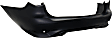 Rear Primed Bumper Cover, Without Backup Collision Intervention Sensor Holes