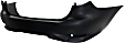 Rear Primed Bumper Cover, Without Backup Collision Intervention Sensor Holes