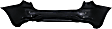 Rear Primed Bumper Cover, Without Backup Collision Intervention Sensor Holes
