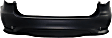 Rear Primed Bumper Cover, Without Backup Collision Intervention Sensor Holes
