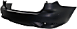 Rear Primed Bumper Cover, Without Backup Collision Intervention Sensor Holes