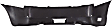 Coupe Rear Primed Bumper Cover