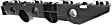 Rear, Passenger Side, Lower Bumper Bracket
