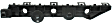 Rear, Driver Side, Lower Bumper Bracket