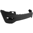 Front, Upper Primed Bumper Cover, For WK2 Body Models With Advance Park Assist  and Headlights Washers, Except SRT And Trackhawk