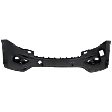 Front, Upper Primed Bumper Cover, For WK2 Body Models With Advance Park Assist  and Headlights Washers, Except SRT And Trackhawk