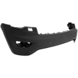Front, Upper Primed Bumper Cover, For WK2 Body Models With Advance Park Assist  and Headlights Washers, Except SRT And Trackhawk, CAPA CERTIFIED