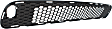 Front, Center Bumper Grille, Textured Black