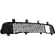 Front, Lower Bumper Grille, Textured Black
