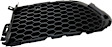 Front, Driver Side, Outer Bumper Grille, Textured Black