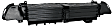 Active Grille Shutter, With Actuator and Motor