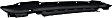 2022 Jeep Wrangler - Front, Center Bumper Filler, Black