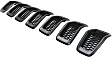 Replacement® 2014-2018 Jeep Cherokee - Grille Assembly, Painted Black Shell and Insert, CAPA Certified RJ07010001Q