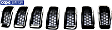 Grille Assembly, Painted Black Shell and Insert, CAPA Certified