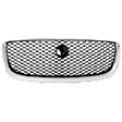 Grille Assembly, Chrome Shell with Painted Black Insert
