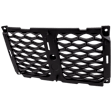 Passenger Side Grille Assembly, Textured Black Shell and Insert, Grille