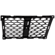 Passenger Side Grille Assembly, Textured Black Shell and Insert, Grille