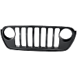2018 Jeep Wrangler - Grille, Painted Black, For Models With Off Road Camera, Type1