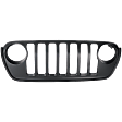 2018 Jeep Wrangler - Grille, Painted Black, For Models With Off Road Camera, Type1
