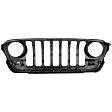 2018 Jeep Wrangler - Grille, Painted Black, For Models With Off Road Camera, Type1