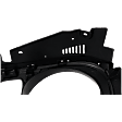 2018 Jeep Wrangler - Grille, Painted Black, For Models With Off Road Camera, Type1