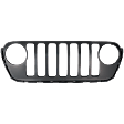 Grille, Black, For Models with Off Road Camera Type 2, with Holes for Chrome Insert/Trim