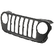 Grille, Primed Black, For Models without Off Road Camera, CAPA Certified