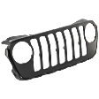 Grille, Primed Black, For Models without Off Road Camera, CAPA Certified