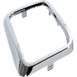 Upper Grille Assembly, Chrome Shell with Satin Nickel Insert