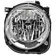 Driver Side Halogen Headlight, With bulb(s), OE Replacement